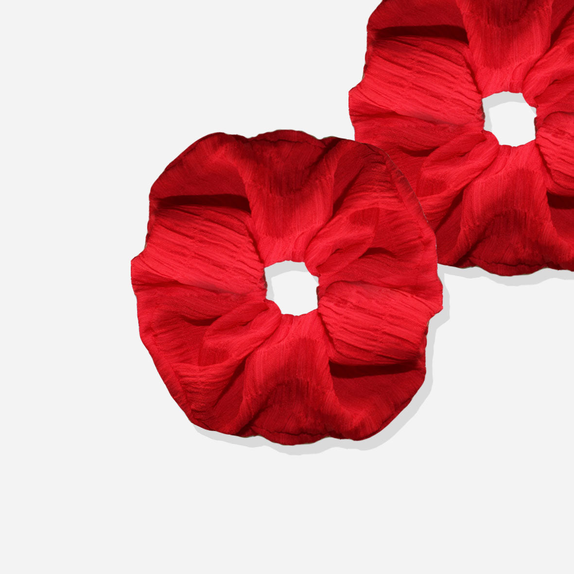 scrunchies rosso